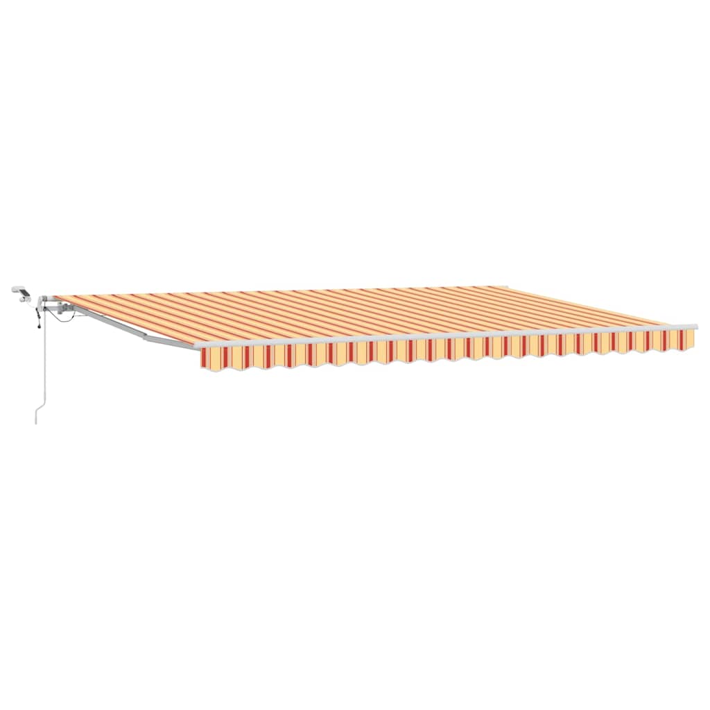 Tkanina za tende Žuta i narančasta 500 × 350 cm Poliester