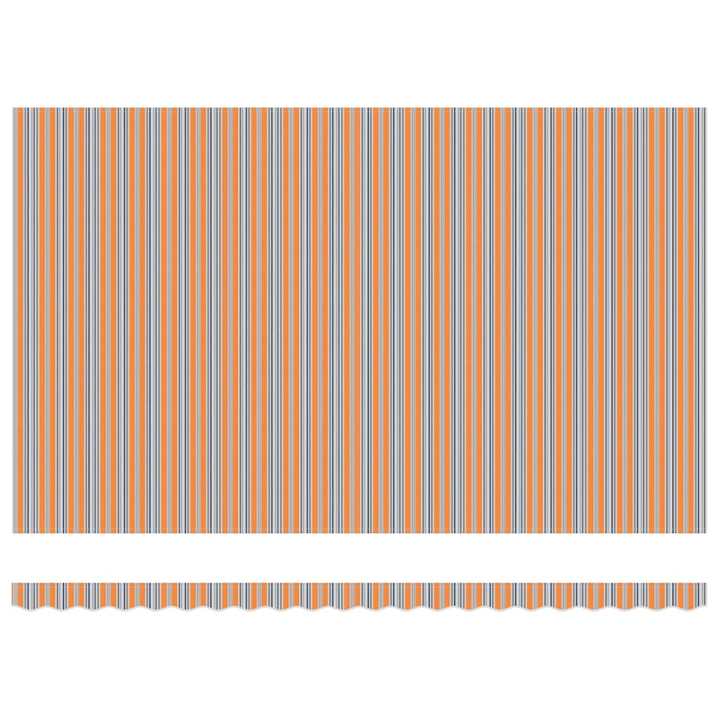 Povlačivi tende Šareni 500 × 350 cm Tkanina i Aluminij