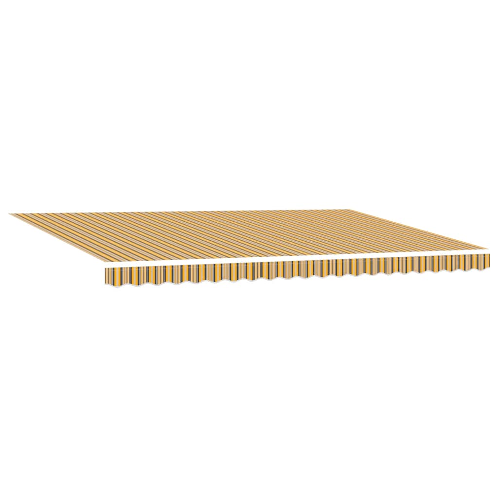 Povlačivi tende Šareni 500 × 350 cm Poliester i aluminij
