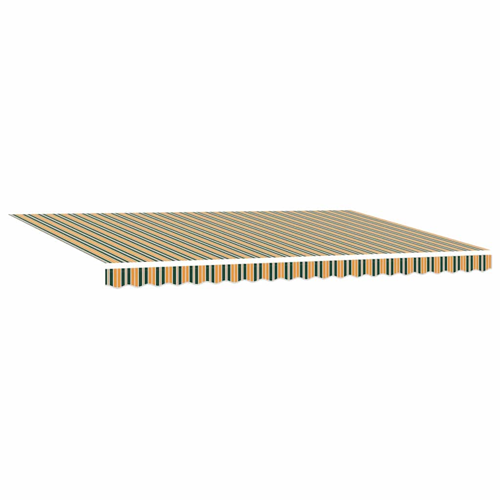 Skrovita tenda Šareni 500 × 350 cm Poliester i aluminij