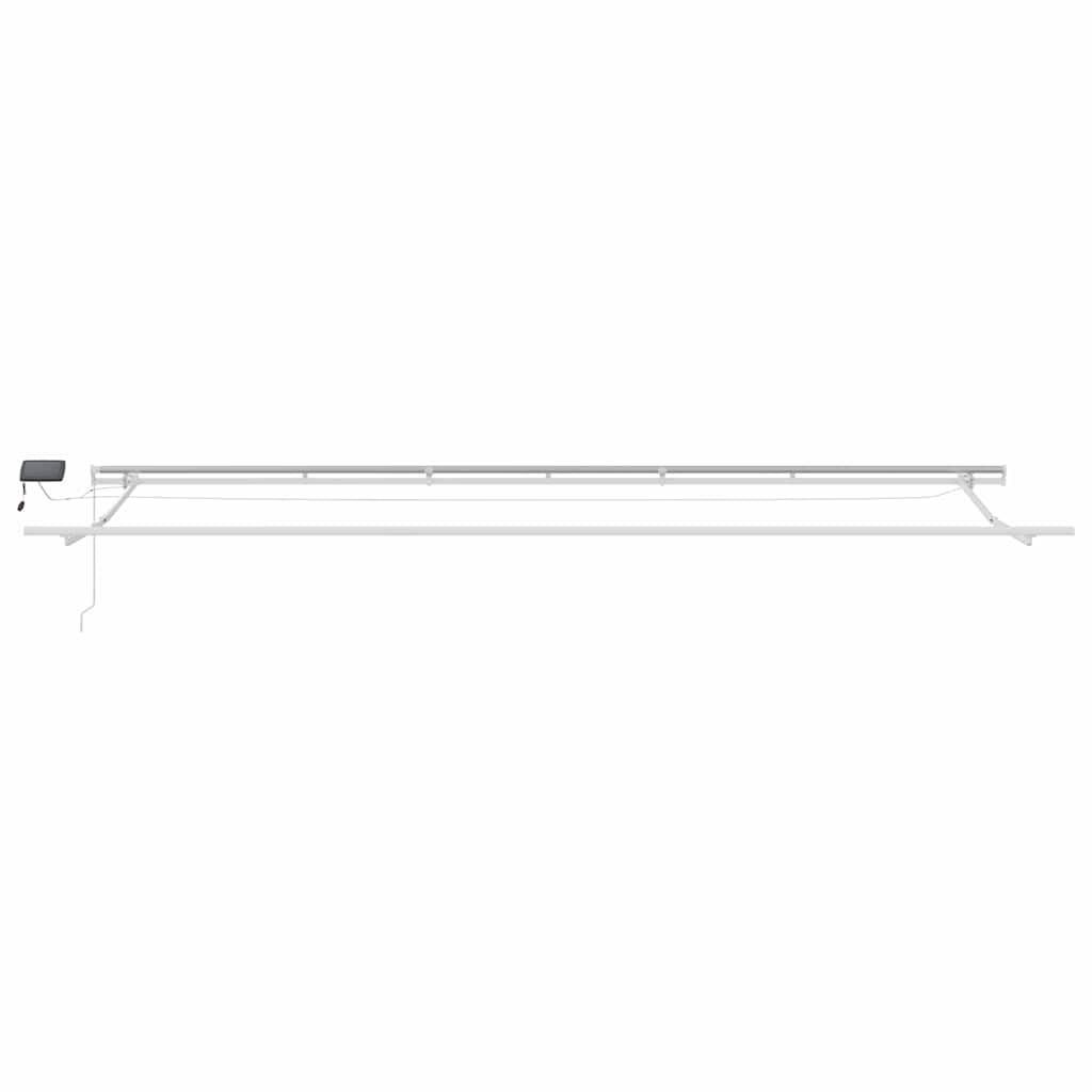 Povlačivi tende Šareni 600 × 350 cm Tkanina i Aluminij