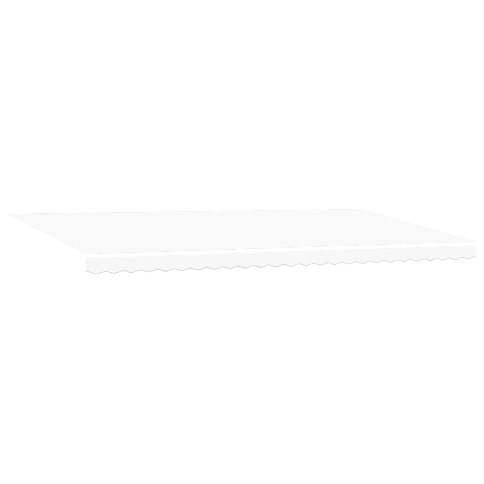 Tkanina za tende Bijela 600 × 350 cm Poliester