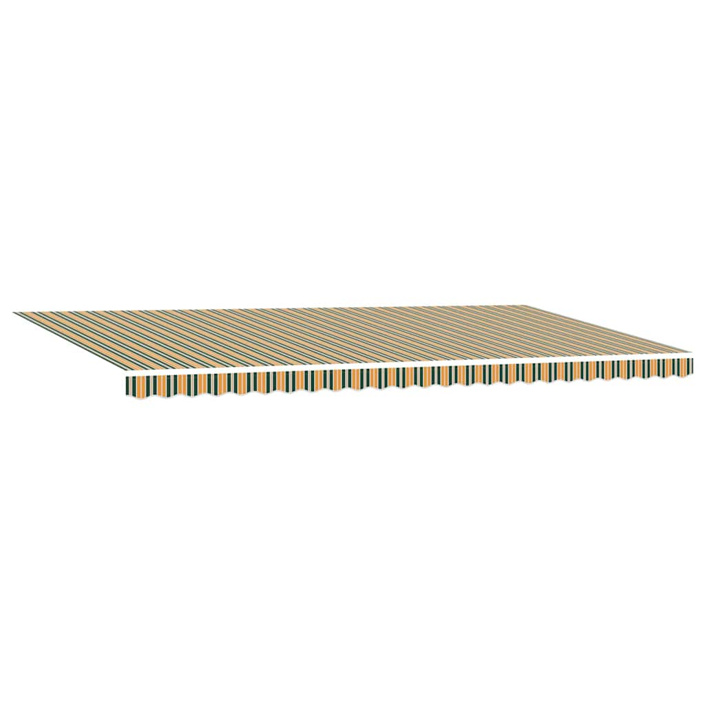 Povlačivi tende Šareni 600 × 350 cm Poliester i aluminij