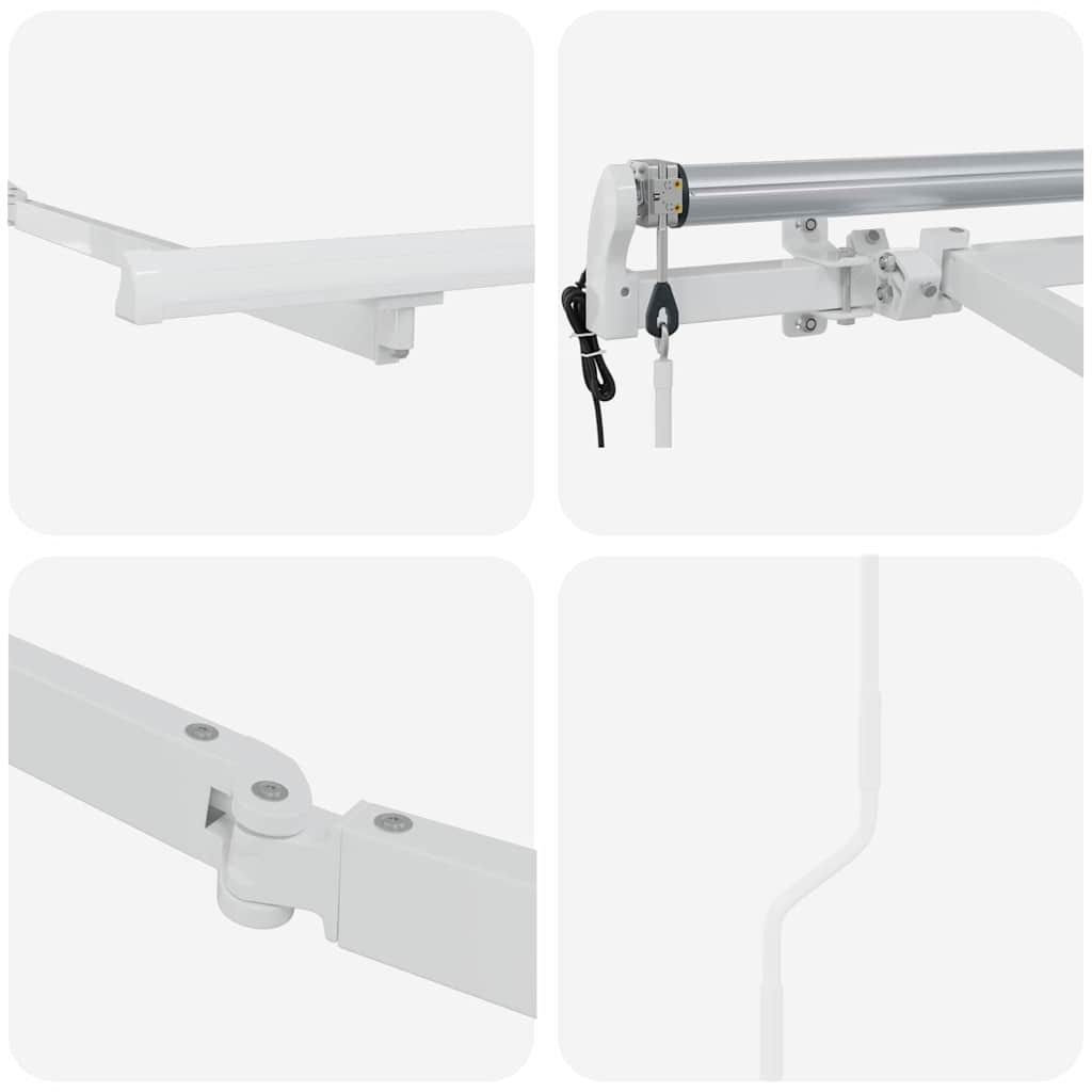 Okvir tende Bijelo 4 x 2 m Metal