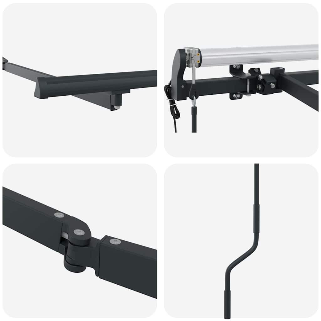 Okvir tende Antracit 4 x 2 m Metal