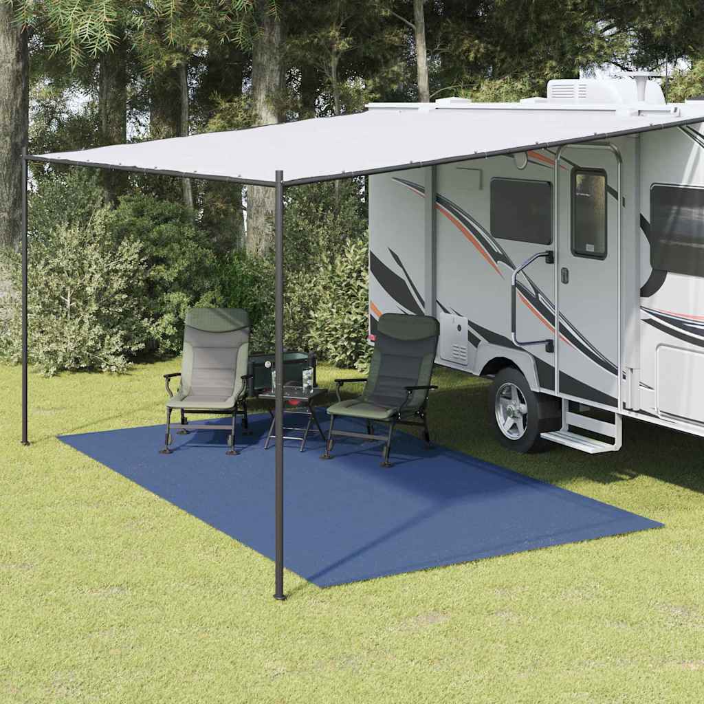 Teppi za šator Plava 200 x 200 cm Poliester