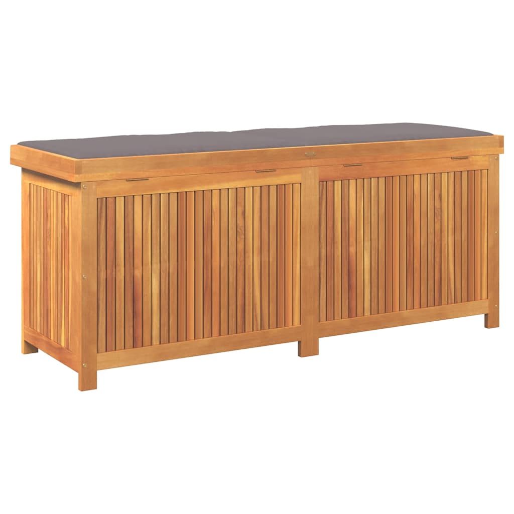 Vanjska kutija za jastuke 150x50x60,5 cm masivno drvo bagrema