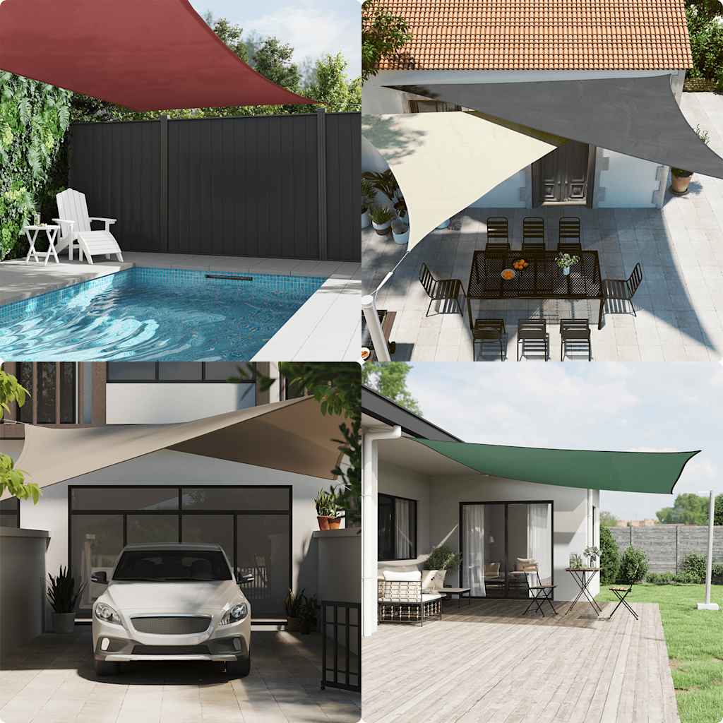 Jedro za sjenilo od sunca boje taupe 7x5x5 m 100% poliester oxford