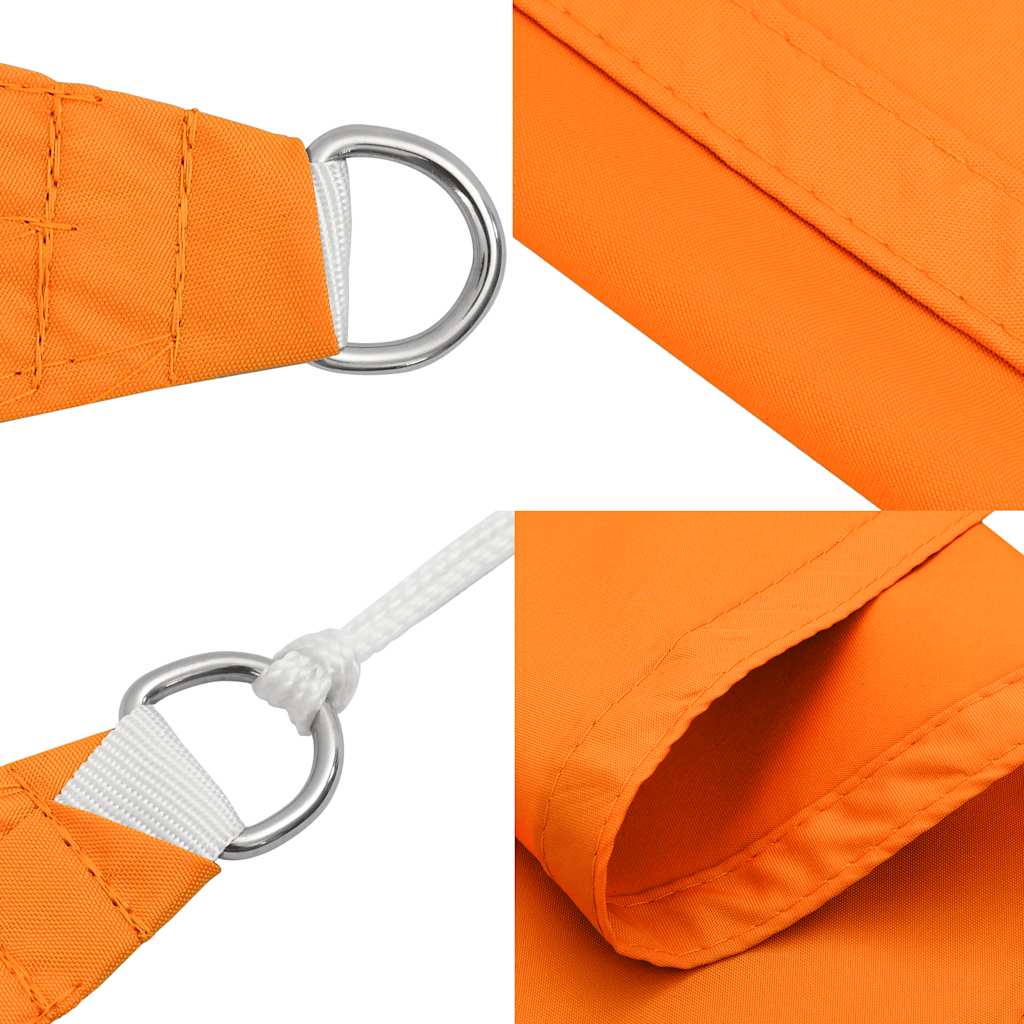 Sjenilo za sunce narančasto 2x2x2 m 100% poliester oxford