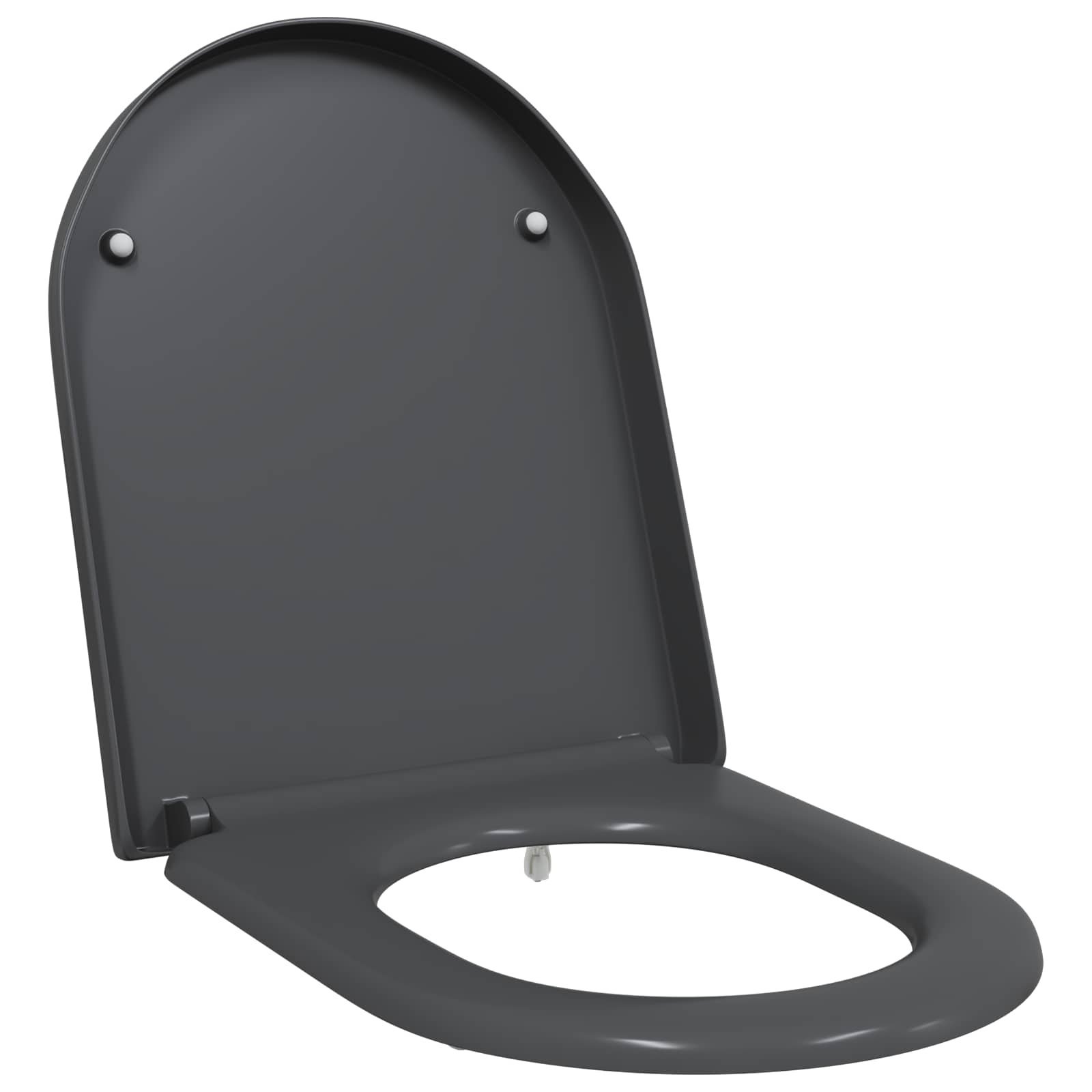 WC daska Antracit 49 x 36 x 4 cm Duroplast