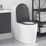 WC daska Antracit 47 x 36 x 3,4 cm Duroplast