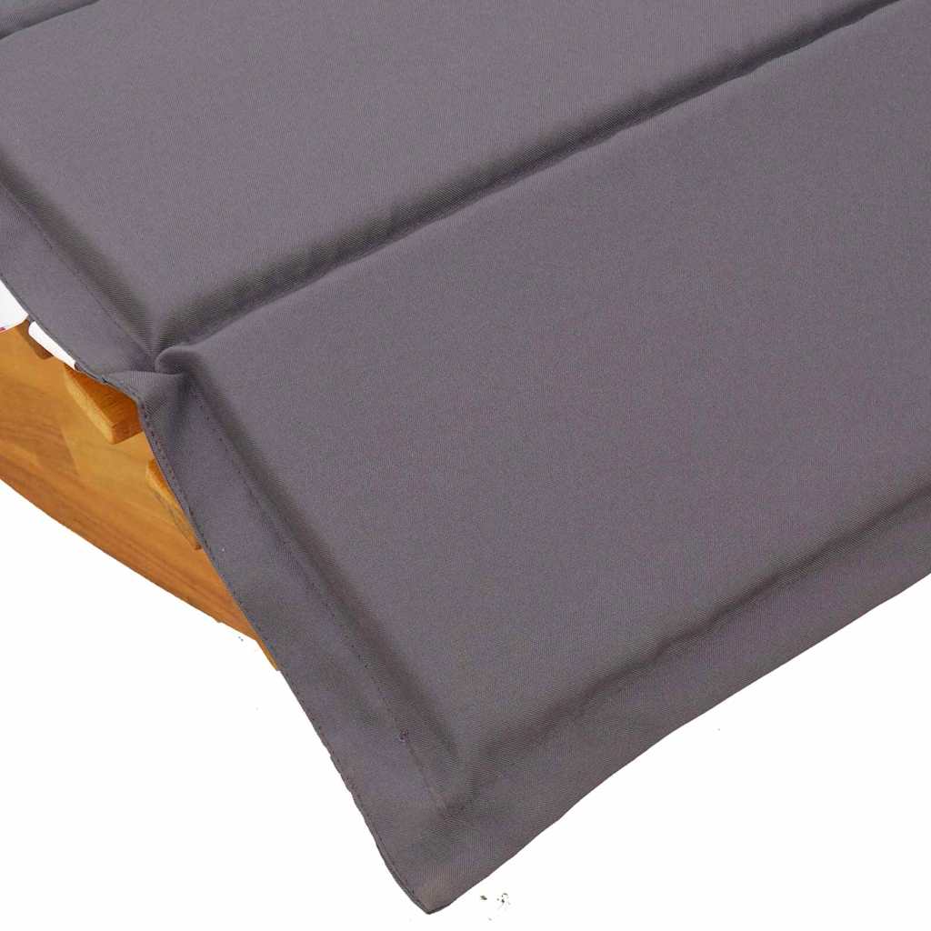Ležaljka s jastukom 2-osoba 2 pcs Smeđa Čvrsto drvo akacije