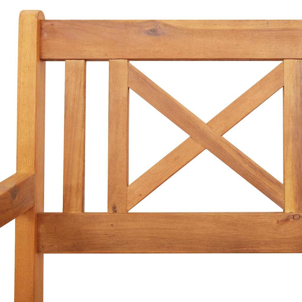Vanjska klupa 4 pcs Prirodna 56 x 55,5 x 90 cm