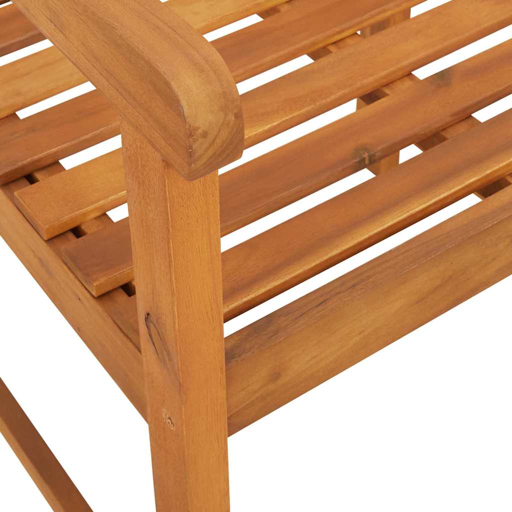 Vanjska klupa 8 pcs Prirodna 56 x 55,5 x 90 cm