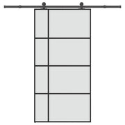 Klizna vrata s priborom 102,5x205 cm od stakla ESG i aluminija