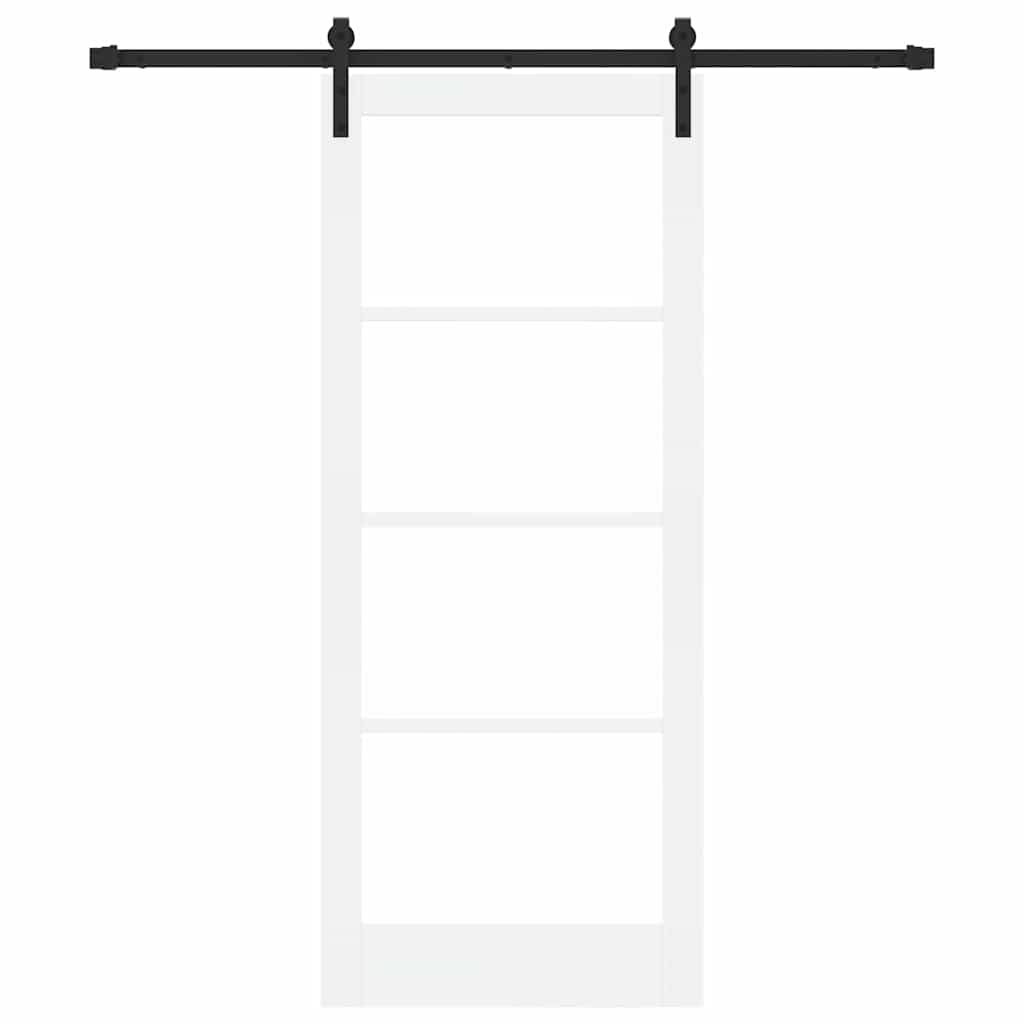 Klizna vrata ORKDAL Bijela i crna 83 x 202 cm