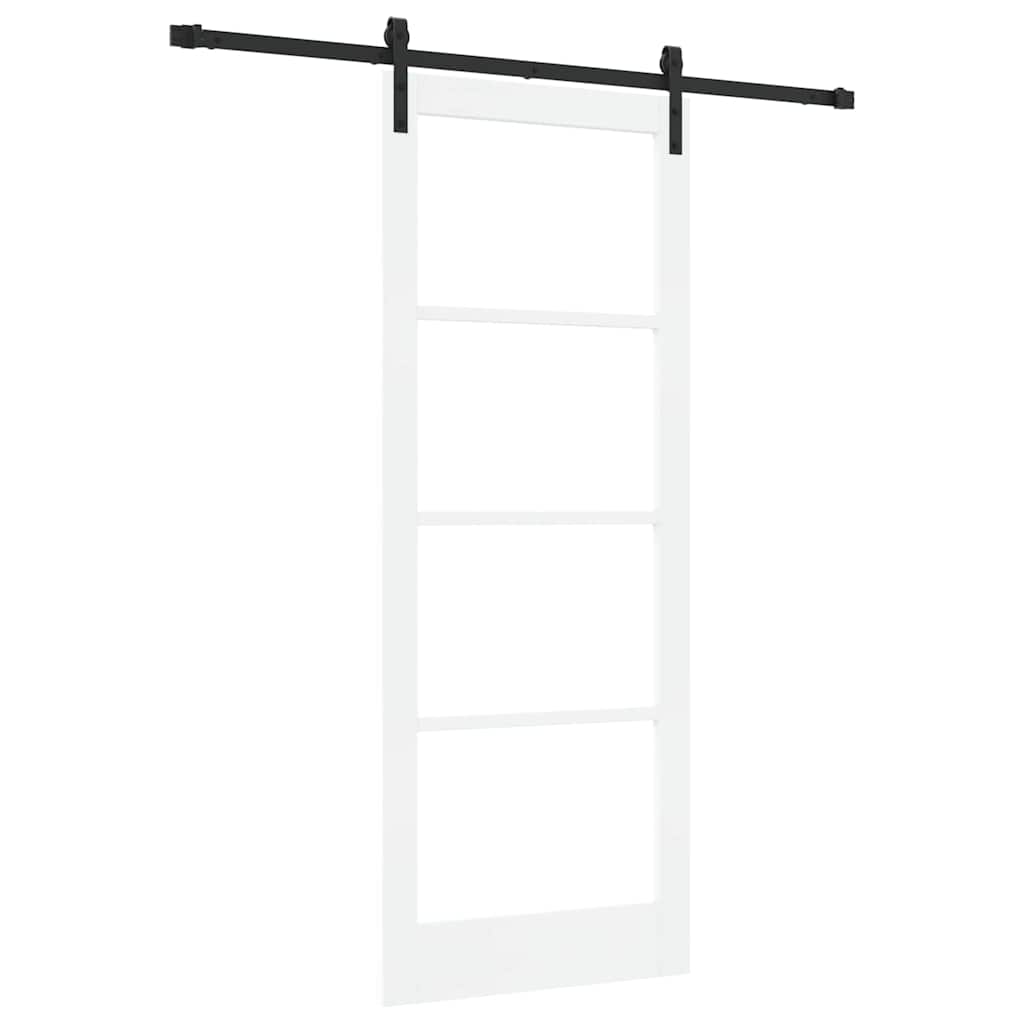 Klizna vrata ORKDAL Bijela i crna 83 x 211 cm