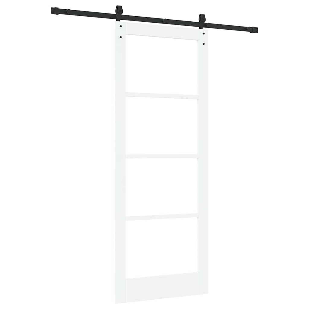 Klizna vrata ORKDAL Bijela i crna 83 x 211 cm