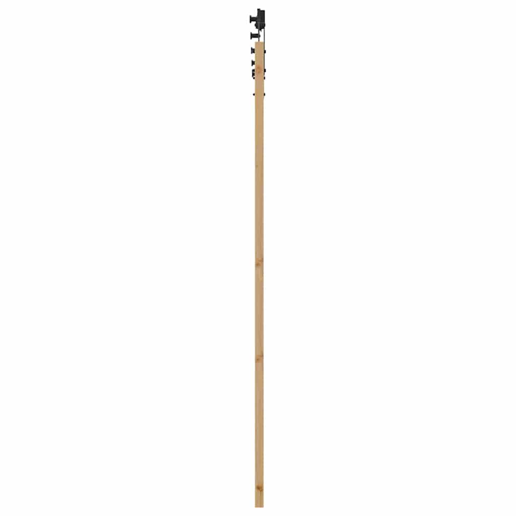Klizna vrata ORKDAL Prirodna i crna 93 x 202 cm