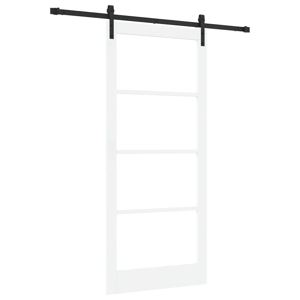 Klizna vrata ORKDAL Bijela i crna 93 x 211 cm