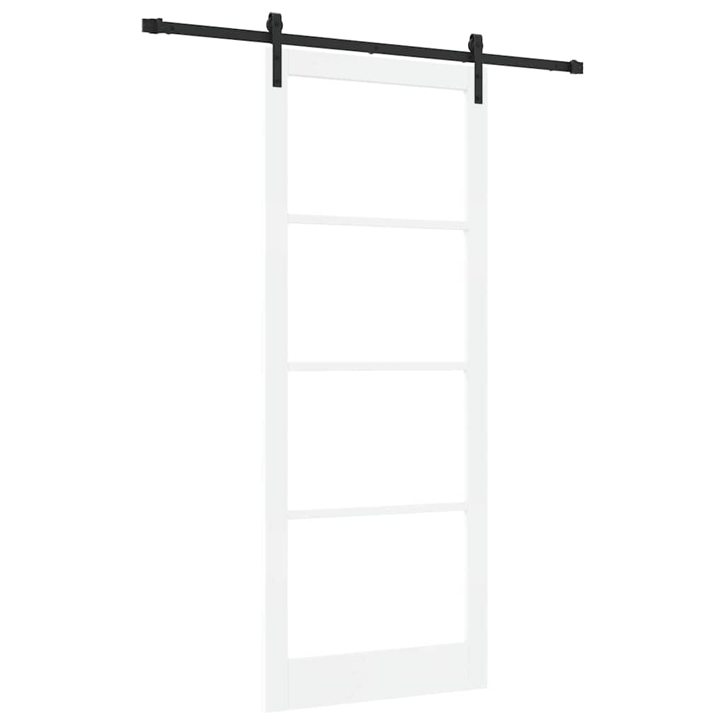 Klizna vrata ORKDAL Bijela i crna 93 x 232 cm