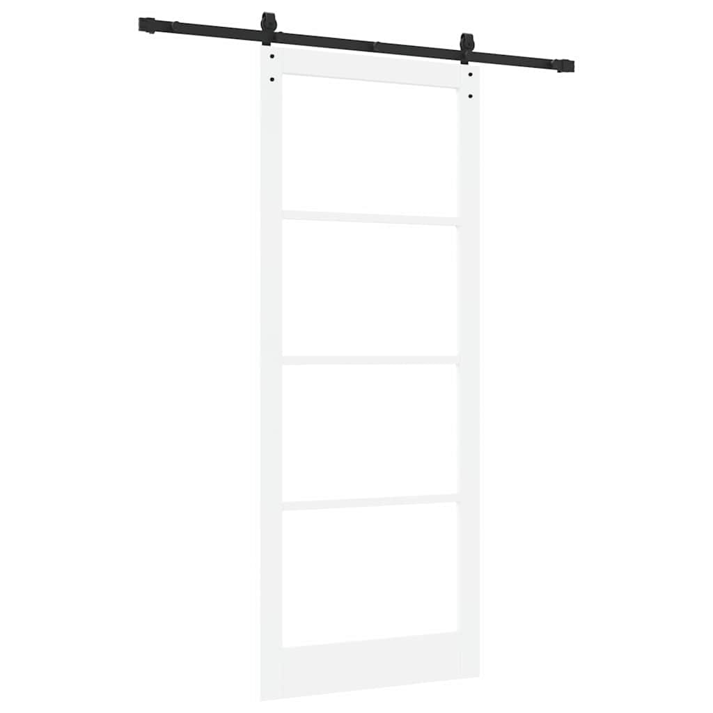 Klizna vrata ORKDAL Bijela i crna 93 x 232 cm
