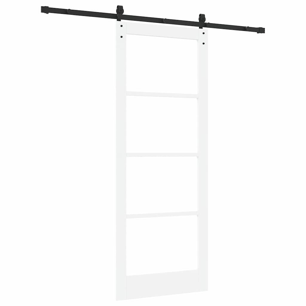 Klizna vrata ORKDAL Bijela i crna 83 x 211 cm