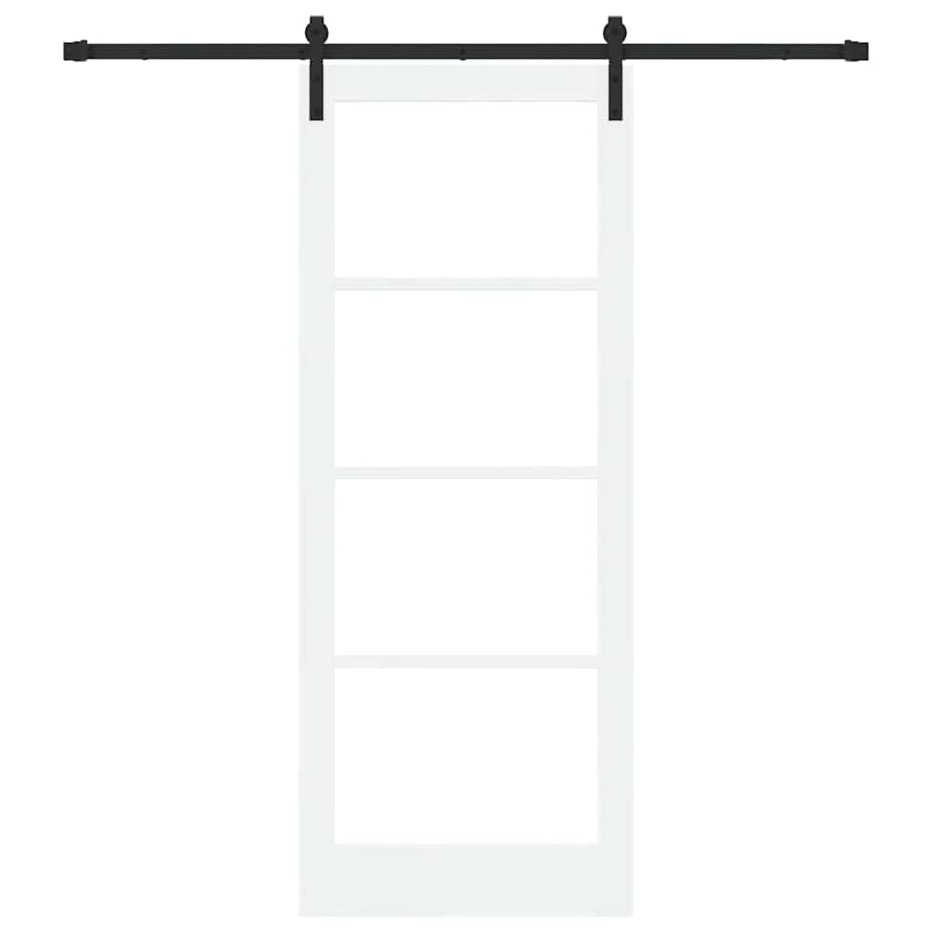 Klizna vrata ORKDAL Bijela i crna 83 x 211 cm