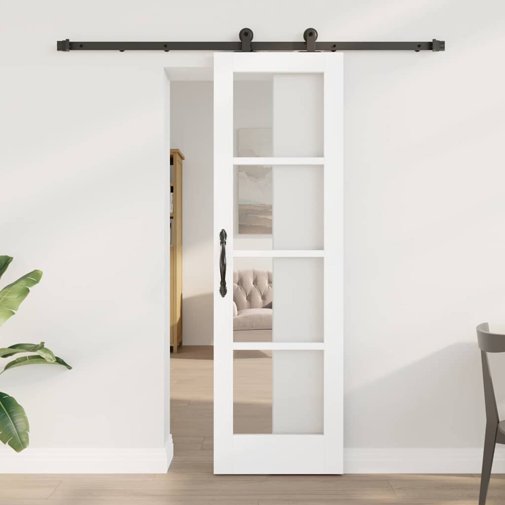 Klizna vrata ORKDAL Bijela i crna 61 x 198,5 cm