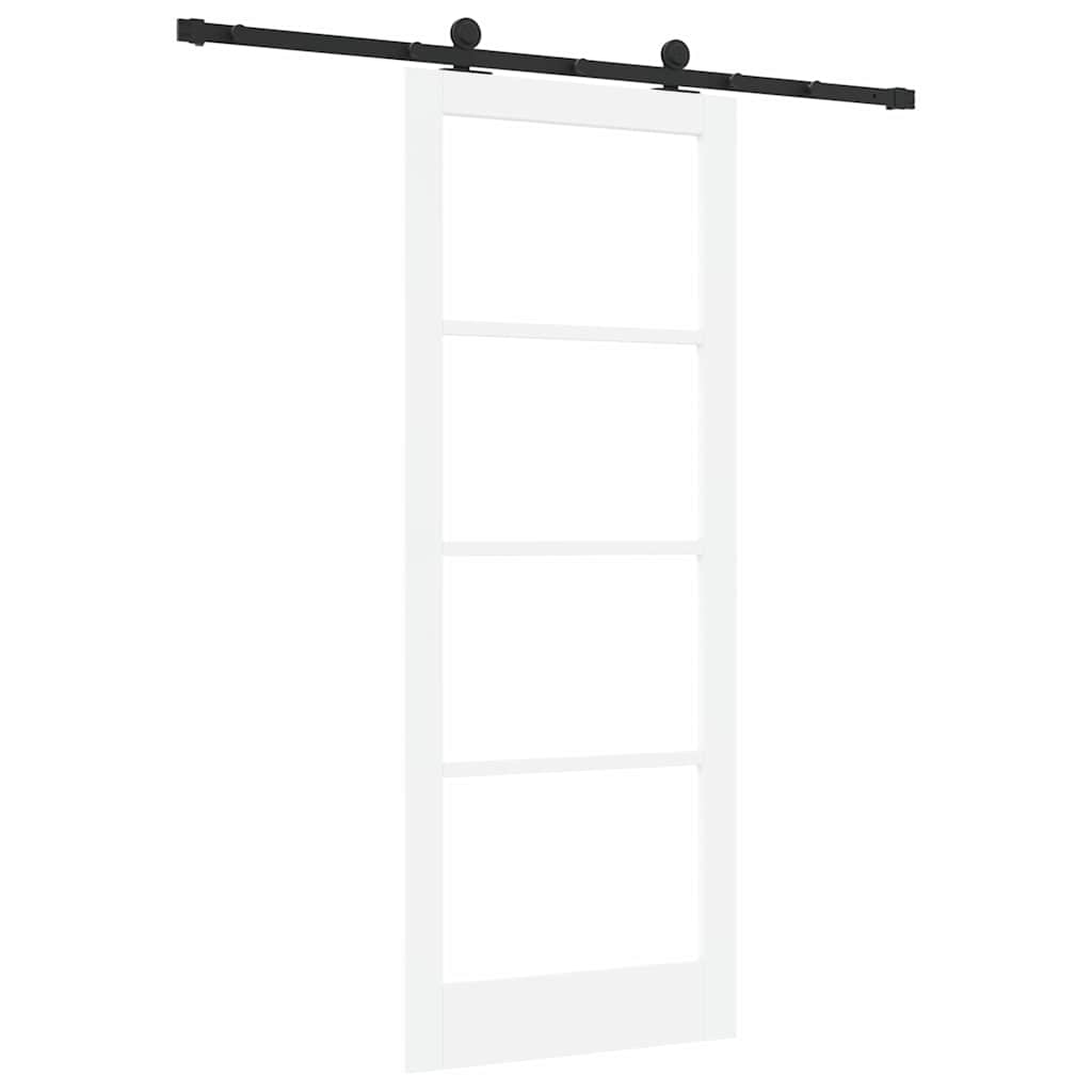 Klizna vrata ORKDAL Bijela i crna 83 x 211 cm