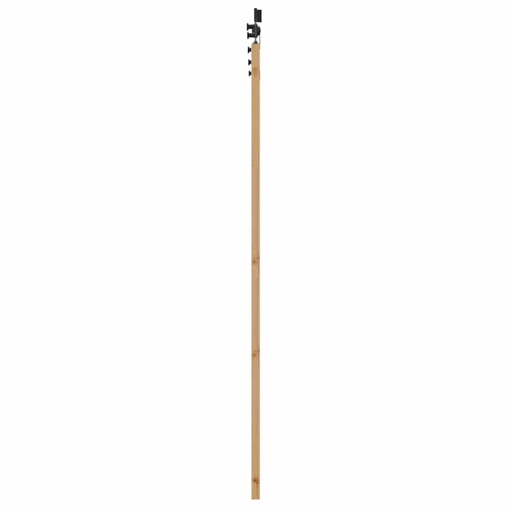 Klizna vrata ORKDAL Prirodna i crna 93 x 202 cm