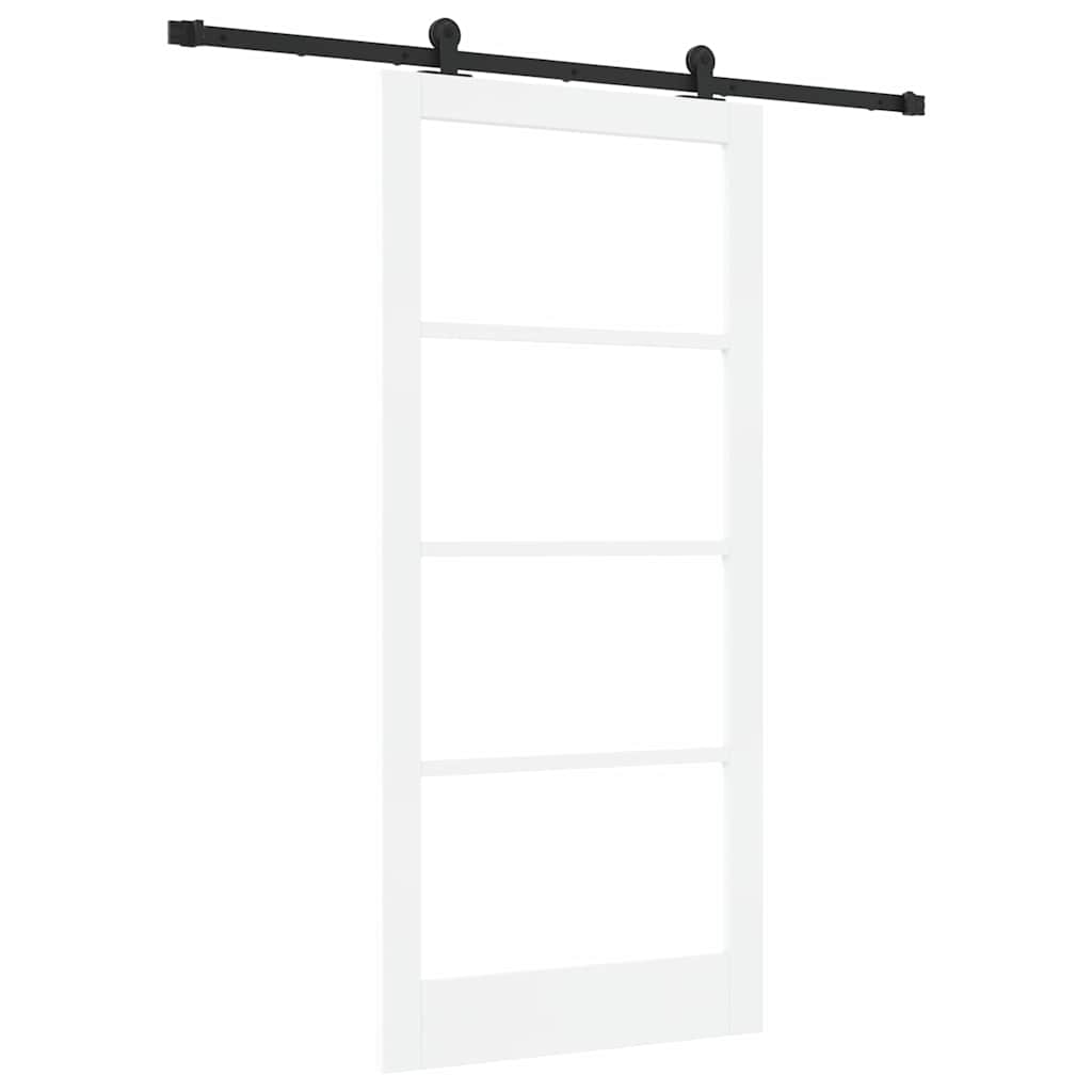Klizna vrata ORKDAL Bijela i crna 93 x 202 cm