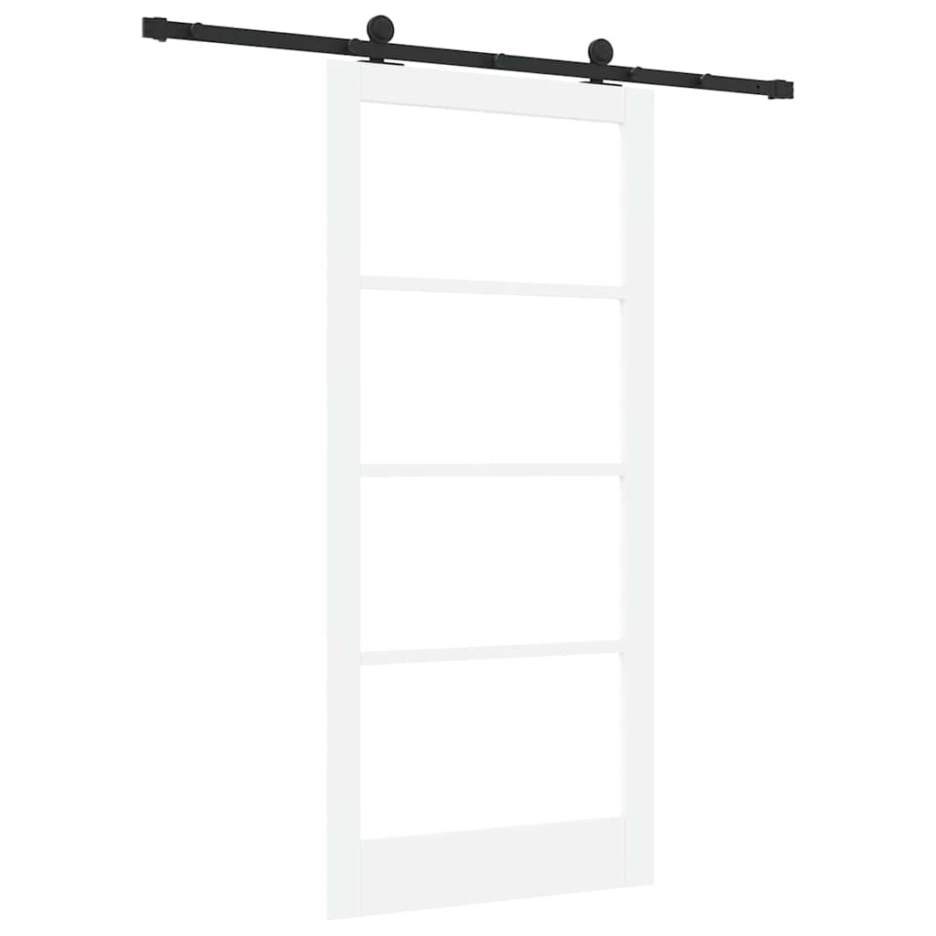 Klizna vrata ORKDAL Bijela i crna 93 x 202 cm