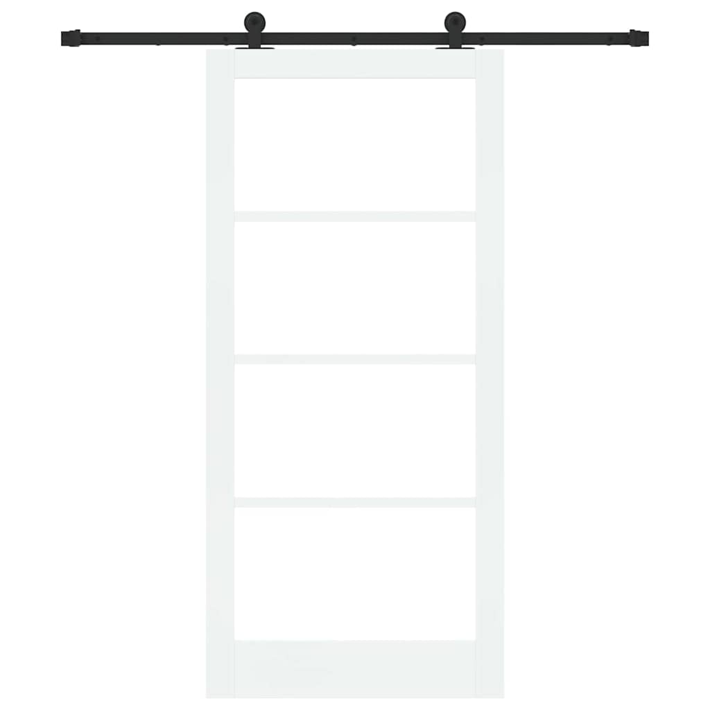 Klizna vrata ORKDAL Bijela i crna 93 x 202 cm
