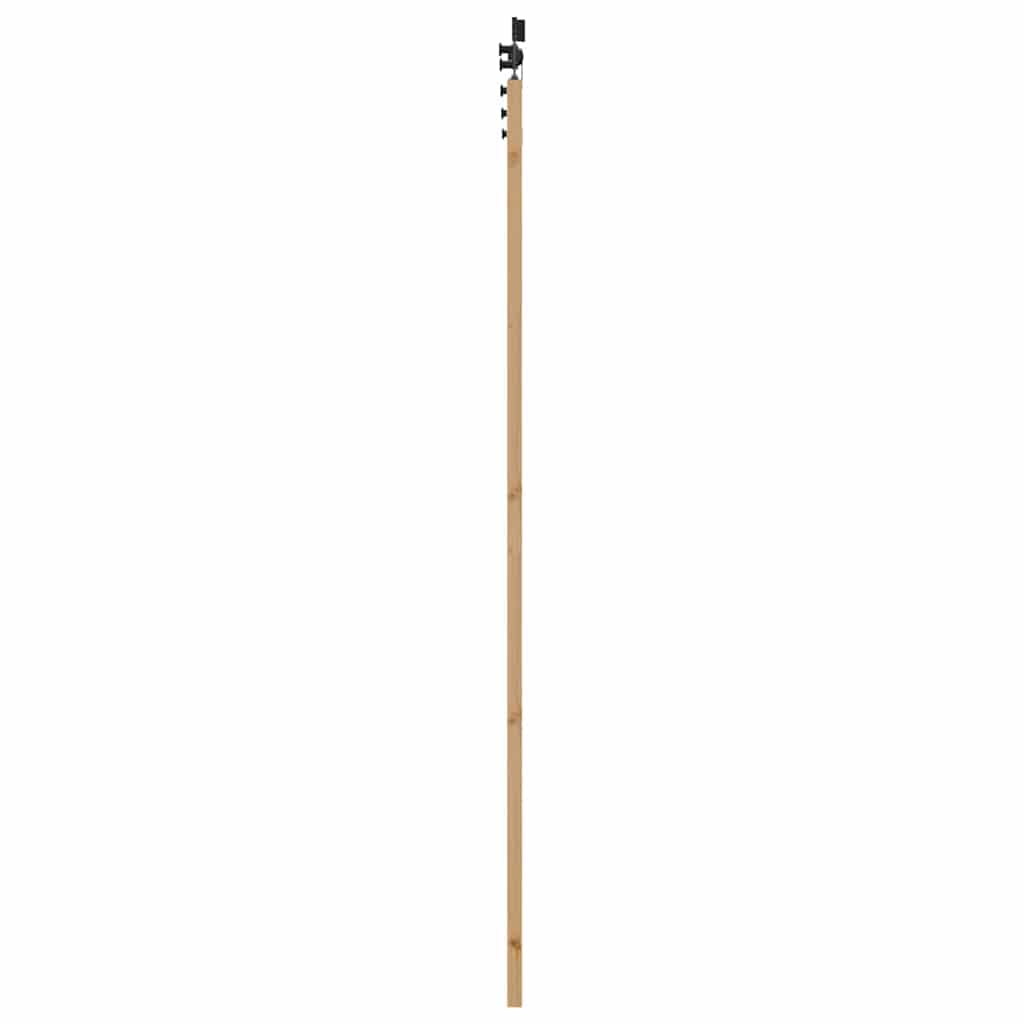 Klizna vrata ORKDAL Prirodna i crna 93 x 232 cm