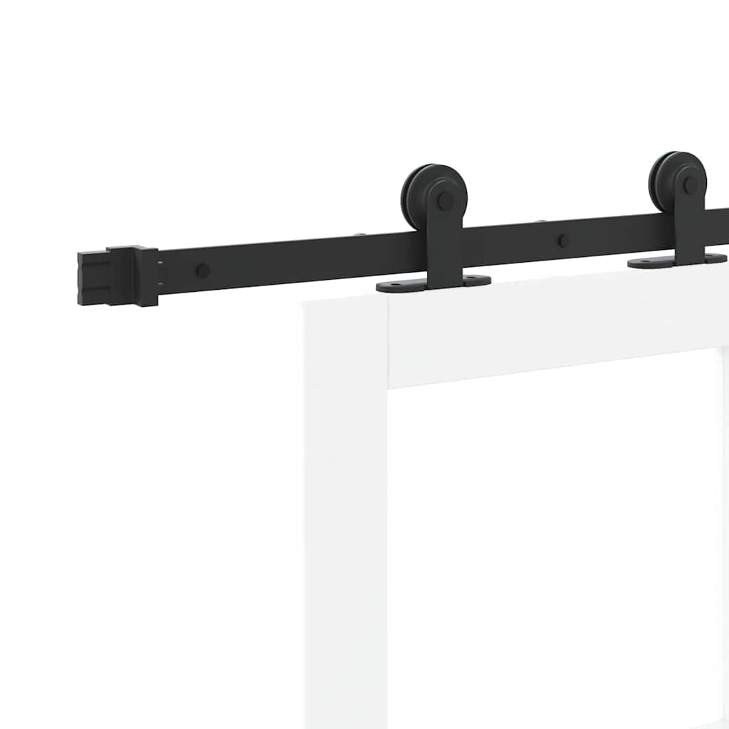 Klizna vrata ORKDAL Bijela i crna 83 x 202 cm