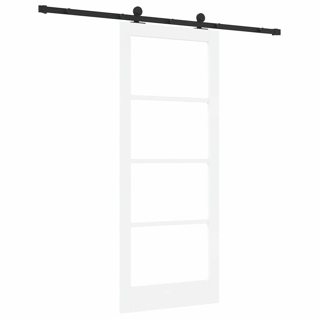 Klizna vrata ORKDAL Bijela i crna 83 x 202 cm