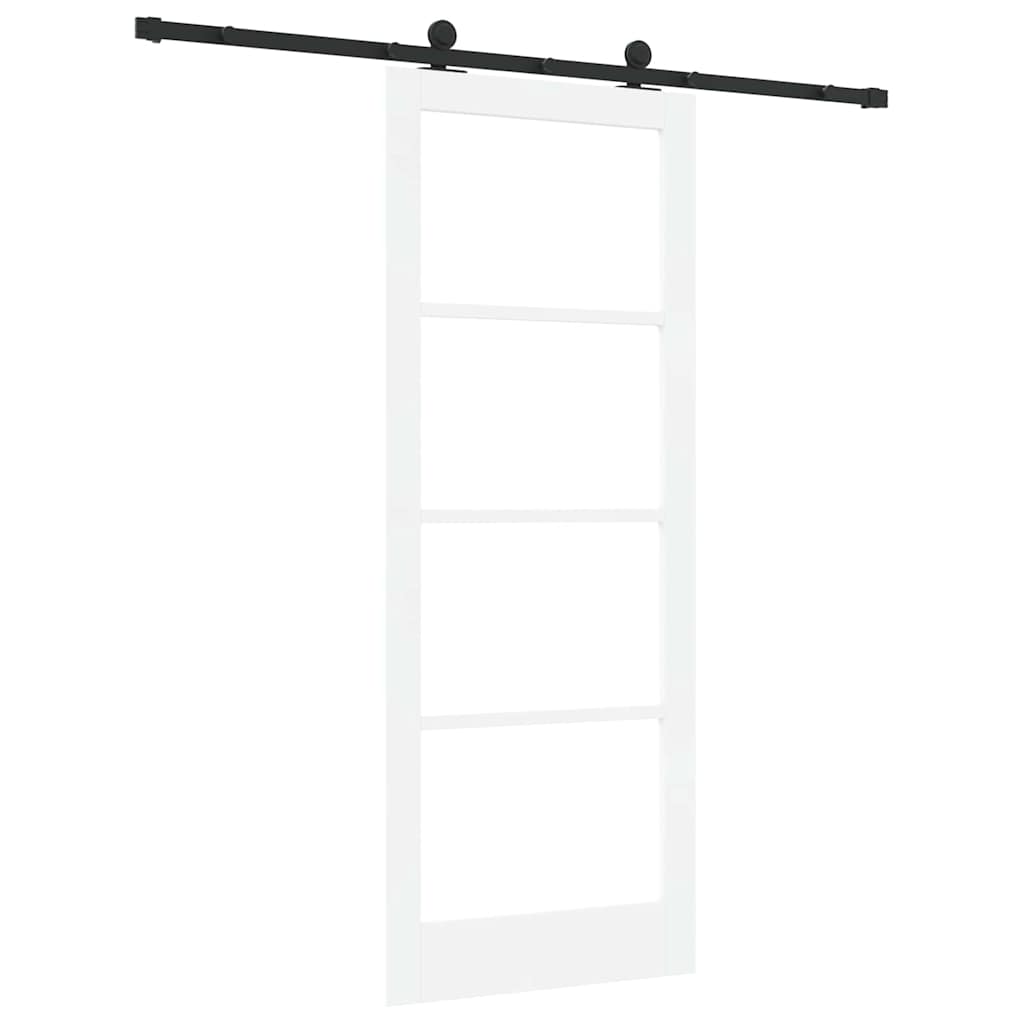 Klizna vrata ORKDAL Bijela i crna 83 x 211 cm