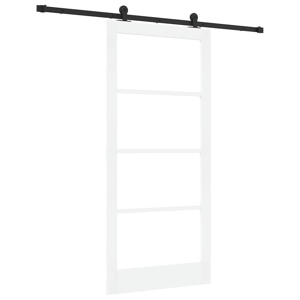 Klizna vrata ORKDAL Bijela i crna 93 x 202 cm