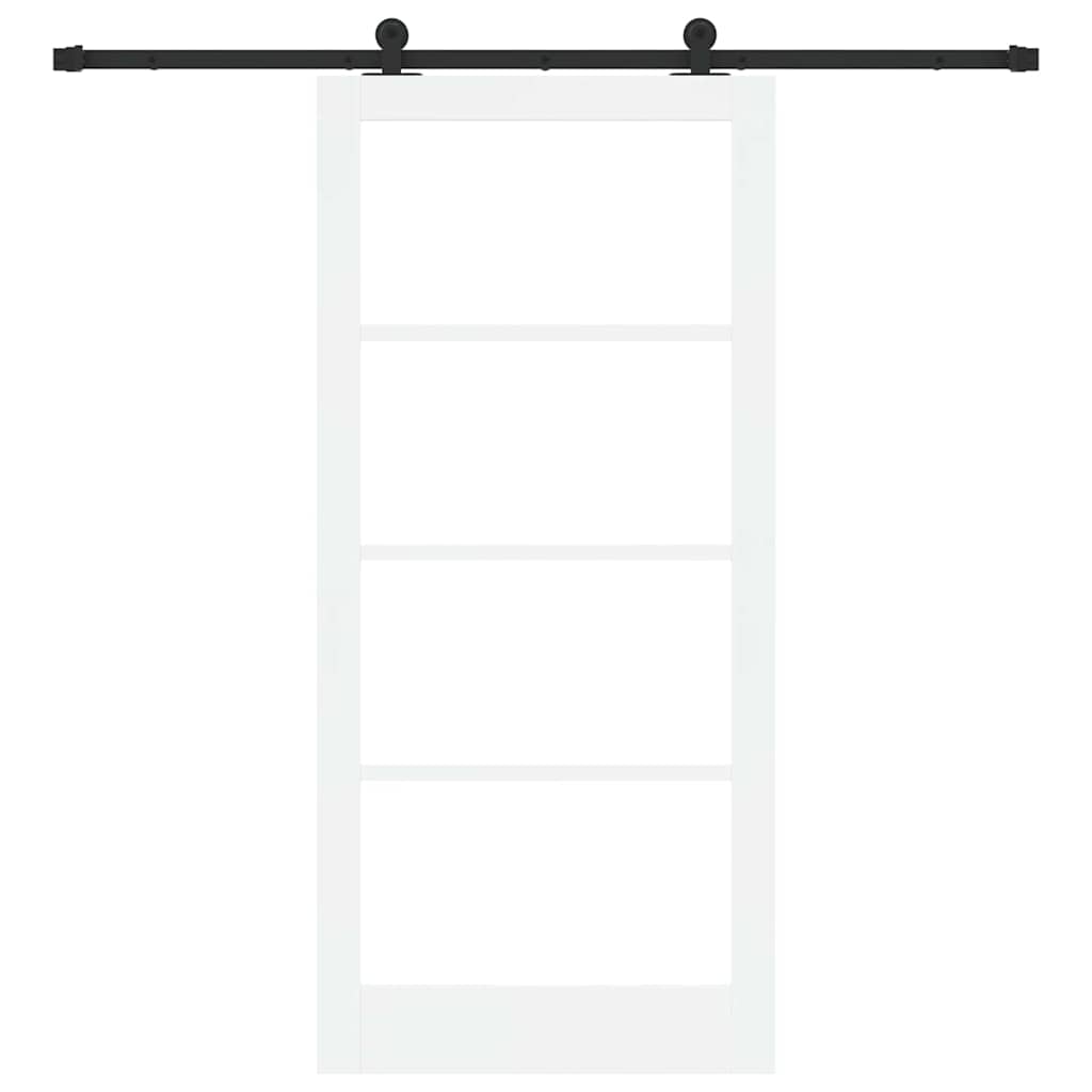Klizna vrata ORKDAL Bijela i crna 93 x 202 cm