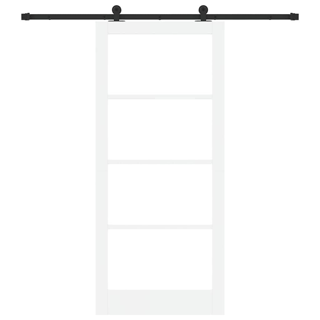 Klizna vrata ORKDAL Bijela i crna 93 x 211 cm