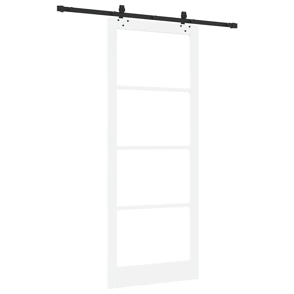 Klizna vrata ORKDAL Bijela i crna 93 x 232 cm