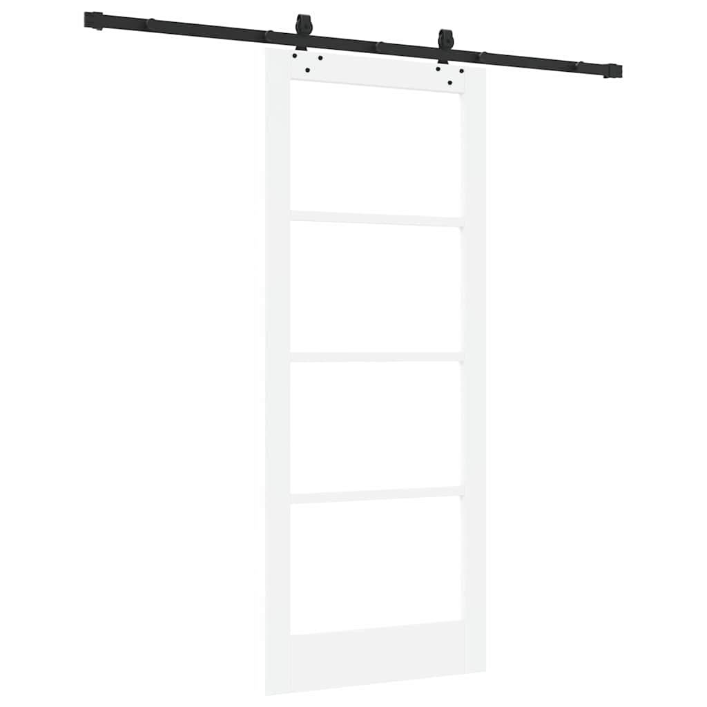 Klizna vrata ORKDAL Bijela i crna 83 x 202 cm