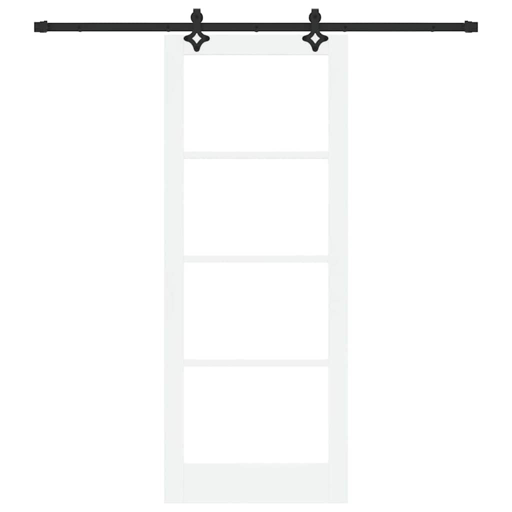 Klizna vrata ORKDAL Bijela i crna 83 x 211 cm