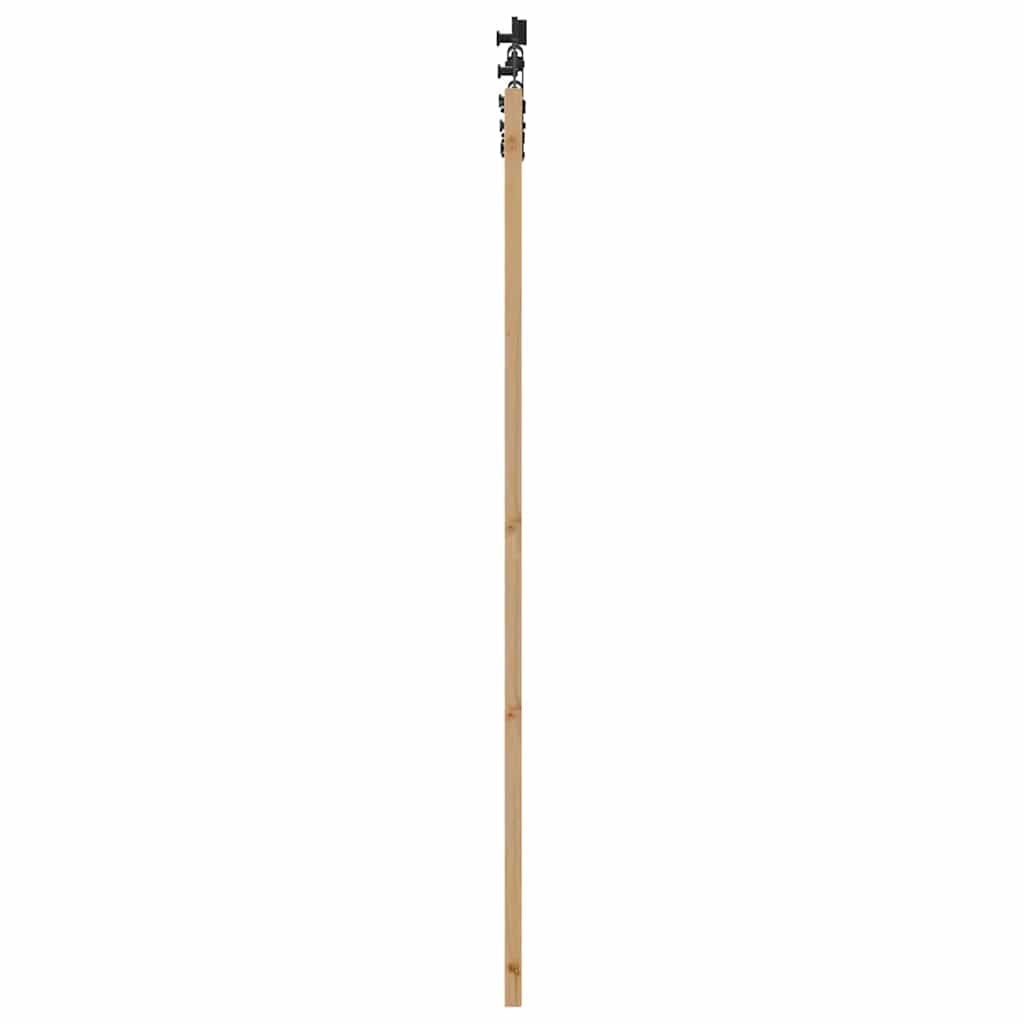 Klizna vrata ORKDAL Prirodna i crna 93 x 202 cm