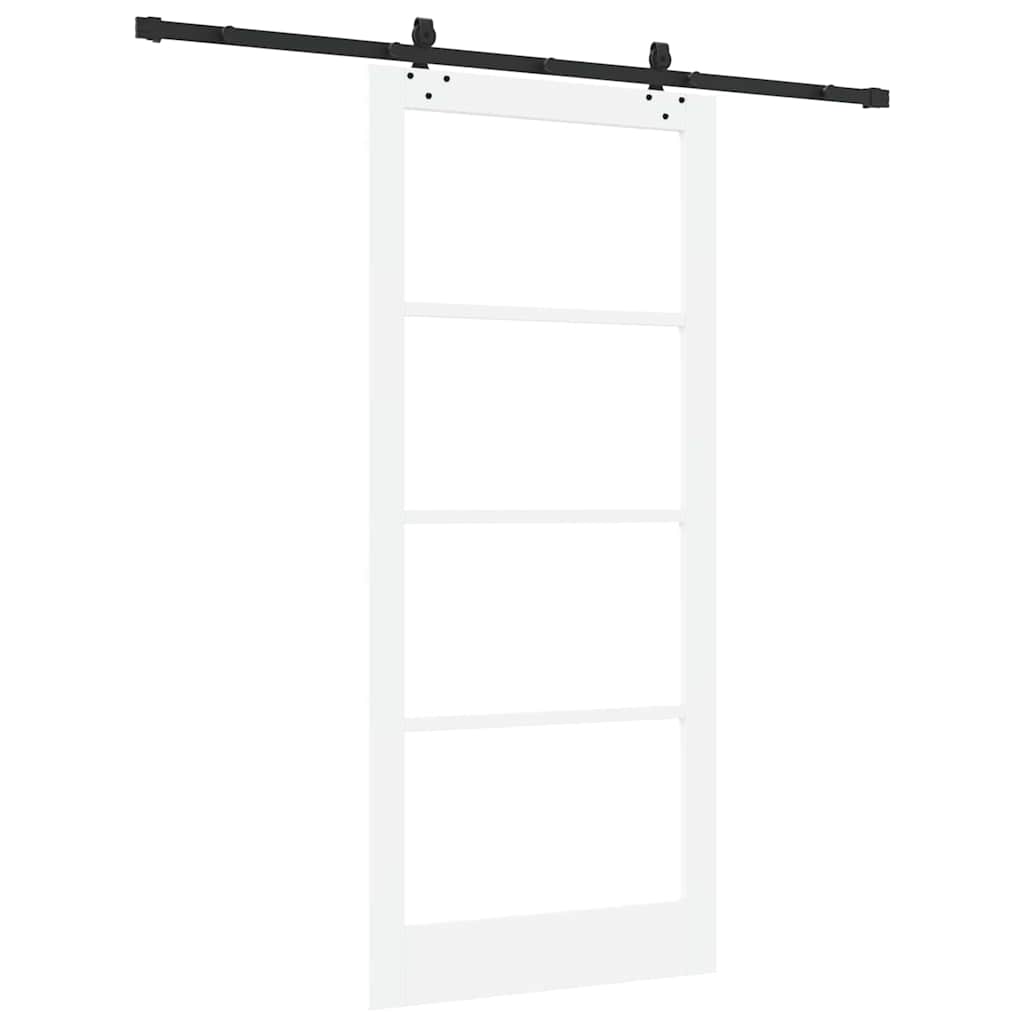 Klizna vrata ORKDAL Bijela i crna 93 x 211 cm