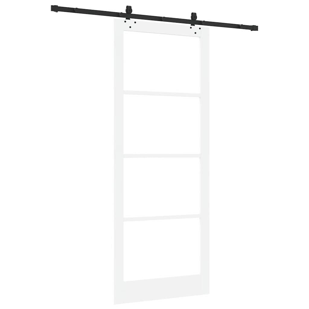 Klizna vrata ORKDAL Bijela i crna 93 x 232 cm
