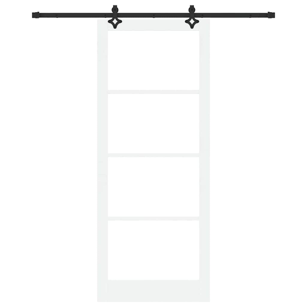 Klizna vrata ORKDAL Bijela i crna 93 x 232 cm