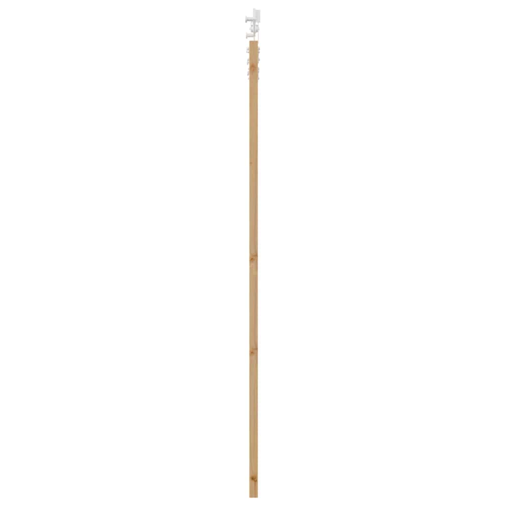 Klizna vrata Prirodna 93 x 202 cm Masivna borovina i staklo