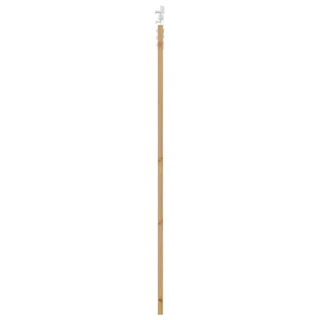 Klizna vrata Prirodna 93 x 211 cm Masivna borovina i staklo